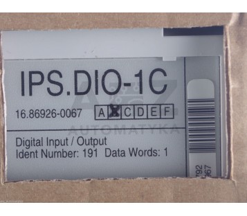 MANROLAND MAN ROLAND  IPS.DIO-1C IPSDIO1C 16.86926-0067 16869260067 VER.B ! NEW 
