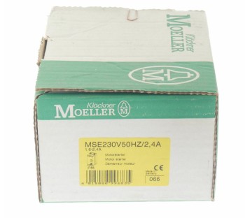 MOELLER MSE 230V50HZ/2,4A 1,6-2,4A MOTOR STARTER ! NEW ! 
