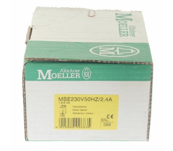 MOELLER MSE 230V50HZ/2,4A 1,6-2,4A MOTOR STARTER ! NEW ! 