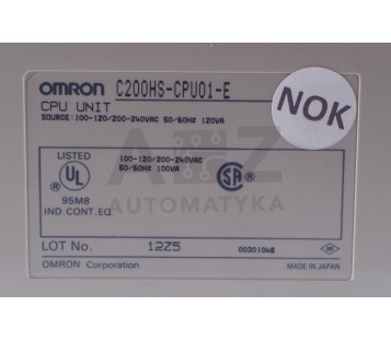 OMRON  CPU UNIT C200HS-CPU01-E  C200HSCPU01E 