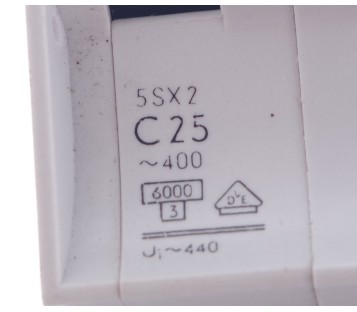 SIEMENS C25 5SX2 FUSE CIRCUIT BREAKER