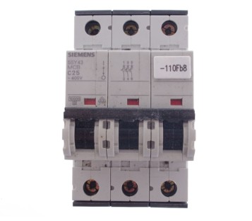 SIEMENS C25 5SY43 MCB 5SY43MCB  5SY4325-7 5SY43257 FUSE CIRCUIT BREAKER