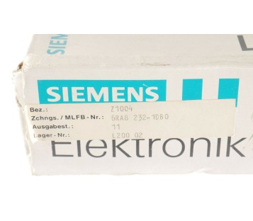 SIEMENS 6RA8 232-1DB0 6RA82321DB0 