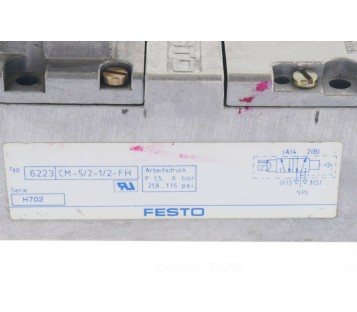 FESTO CM-5/2-1/2-FH 6223 CM5212FH 