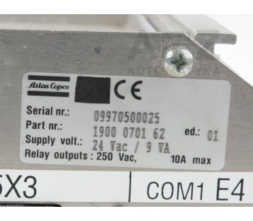 ATLAS COPCO 1900 0701 62 1900070162