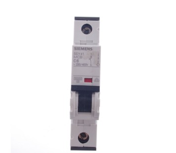 SIEMENS C6 5SY41 MCB 5SY41MCB  5SY4106-7 5SY41067  FUSE CIRCUIT BREAKER