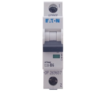 EATON XCLEAR CLS6-B6 CLS6B6 CLS6-B6-DP CLS6B6DP B6 FUSE CIRCUIT BREAKER