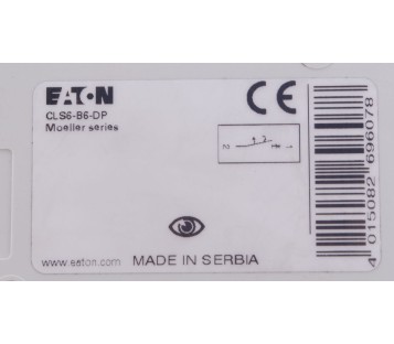 EATON XCLEAR CLS6-B6 CLS6B6 CLS6-B6-DP CLS6B6DP B6 FUSE CIRCUIT BREAKER