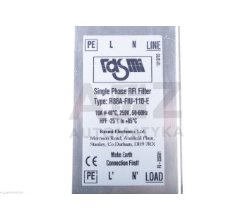 IRASMI SINGLE PHASE RFI FILTER  R88A-FIU-110-E  R88AFIU110E