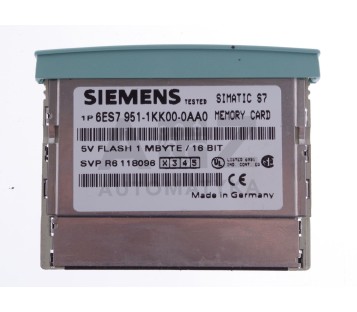 SIEMENS MEMORY CARD 6ES7951-1KK00-0AA0  6ES79511KK000AA0
