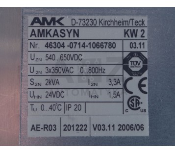 AMK AMKASYN KW 2 KW2 46304