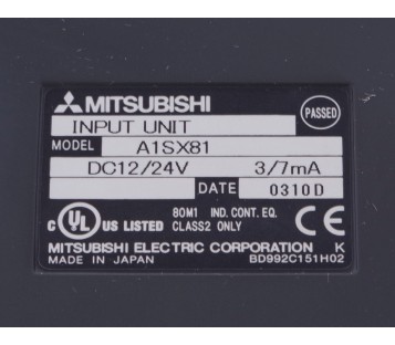 MITSUBISHI INPUT UNIT A1SX81