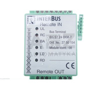 PHOENIX CONTACT INTERBUS IBS ST 24 BKM-T IBSST24BKMT 2750154 