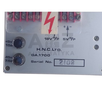 H.N.C.LTD. GA.1700 GA1700 H.N.C. GA 1700  HNC LTD GA-1700