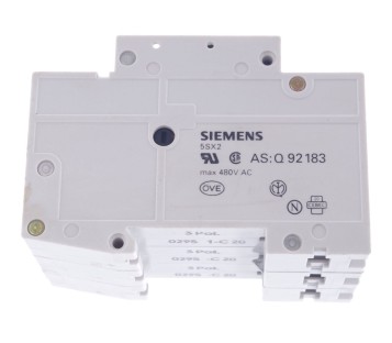 SIEMENS  5SX23 C20 5SX2   FUSE CIRCUIT BREAKER
