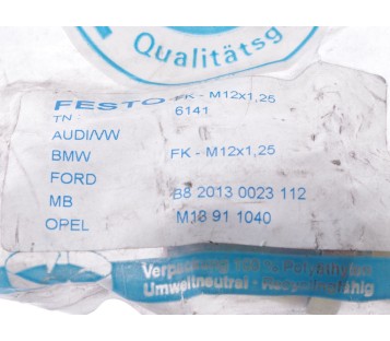 FESTO FK-M12X1,25 FKM12X125 6141  ! NEW !