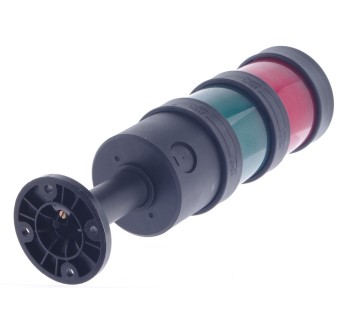 TELEMECANIQUE XVBC33 + XVBC21 + XVBC34 STACK LIGHT RED GREEN 