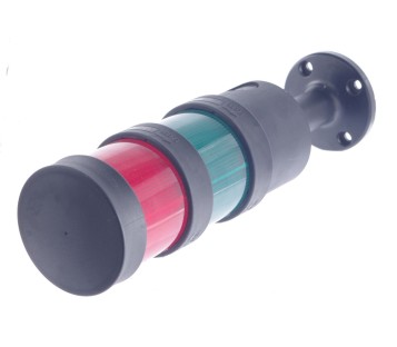 TELEMECANIQUE XVBC33 + XVBC21 + XVBC34 STACK LIGHT RED GREEN 