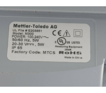 METTLER TOLEDO M300 