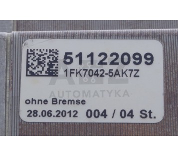 SIEMENS 1FK7042-5AK71-1UG0  1FK70425AK711UG0   