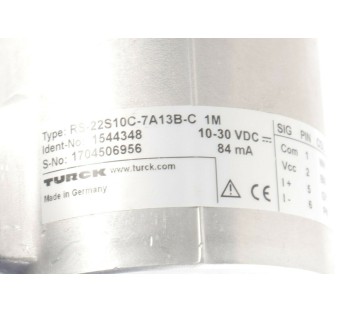 TURCK RS-22S10C-7A13B-C 1M 1544348  RS22S10C7A13BC1M