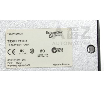 SCHNEIDER TSX PREMIUM TSXRKY12EX TSX RKY12EX 12 SLOT EXT. RACK