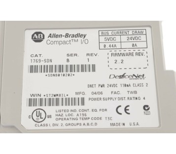 ALLEN BRADLEY 1769-SDN 1769SDN 