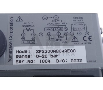 YAMATAKE SPS300A804AE00 Honeywell 