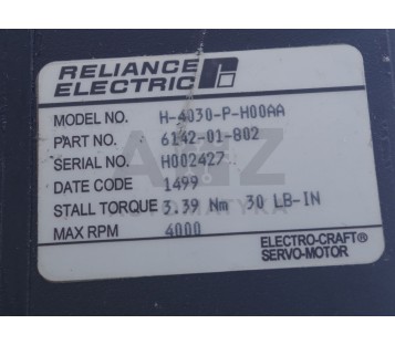 RELIANCE ELECTRIC H-4030-P-H00AA  H4030PH00AA  6142-01-802 614201802