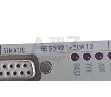 SIEMENS SIMATIC 6ES5921-3UA12  6ES59213UA12