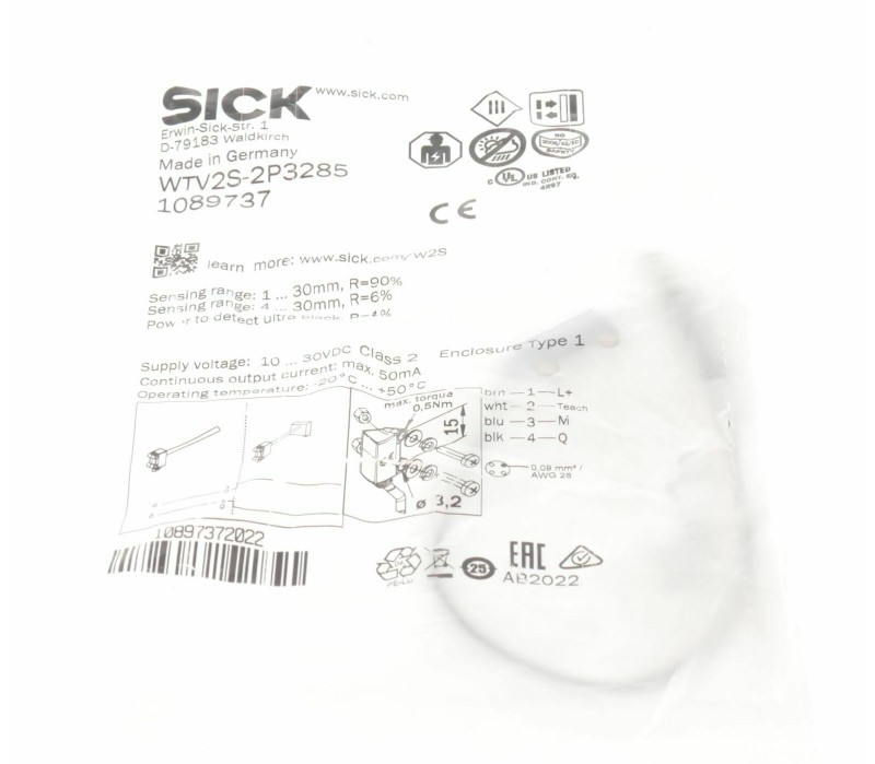 SICK WTV2S-2P3285 WTV2S2P3285 1089737  ! NEW ! 