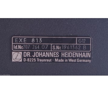 HEIDENHAIN EXE 813 EXE813 207 264 07 20726407 