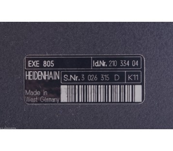 HEIDENHAIN EXE 805 EXE805 210 334 04 21033404 