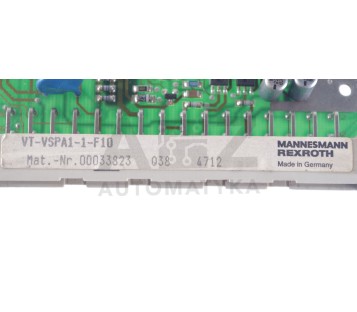 REXROTH MANNESMANN VSPA1  VT-VSPA1-1-F10 VTVSPA11F10  00033823 