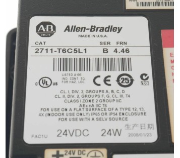 ALLEN BRADLEY 2711-T6C5L1 2711T6C5L1 