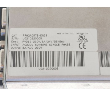 BALDOR FPH2A05TB-DN23 FPH2A05TBDN23 