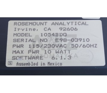 ROSE MOUNT ROSEMOUNT MODEL 1054B 1054/1054A/1054B/2054  1054BO 