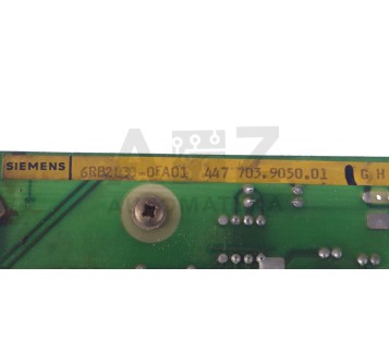 SIEMENS 6RB2030-0FA01 6RB20300FA01 447 703.9050.01 