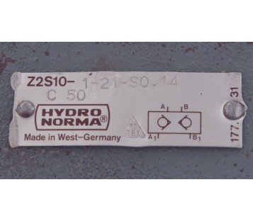 HYDRO NORMA Z2S10-1-21-S0.14  Z2S10121S014  ! NEW !