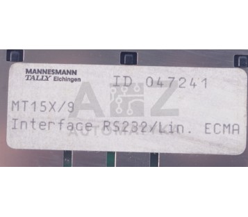 MANNESMANN TALLY MT15X/9  MT150/151 9 47241  6AP1800-0AG10 ! NEW !