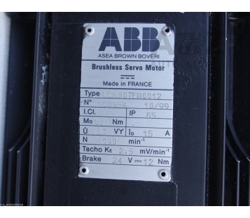 ABB BRUSHLESS SERVO MOTOR LC630TFR0012  108954