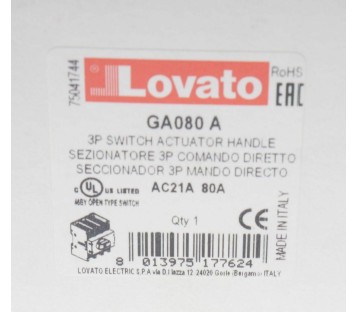 LOVATO GA080 A GA080A Switch disconnector
