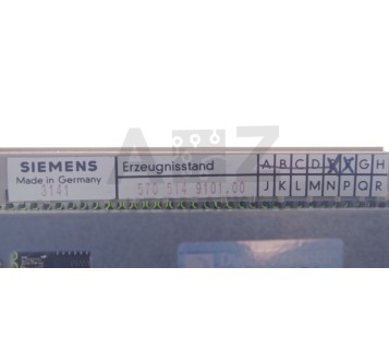 SIEMENS 6FC5110-0DB01-0AA1  6FC51100DB010AA1  6FC51100 DB010AA1   570 514 9101.0