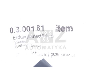 ITEM 0.3.001.81 0300181 Earthing Terminal 8 ! NEW ! 9PCS ! 