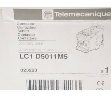 TELEMECANIQUE LC1 D5011M5 LC1D5011M5 ! NEW ! 