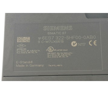 SIEMENS 6ES7 322-5HF00-0AB0 6ES7322-5HF000AB0