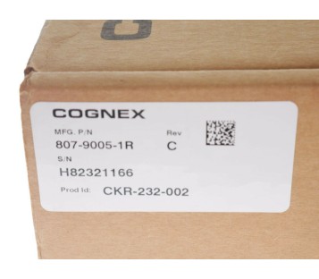 COGNEX 807-9005-1R 80790051R CKR-232-002  ! NEW ! 