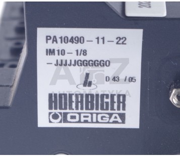 HOERBIGER ORIGA PA10490-11-22 IM10-1/8-JJJJJGGGGGO  PA10490-11-22-IM10-1/8-JJJJJ