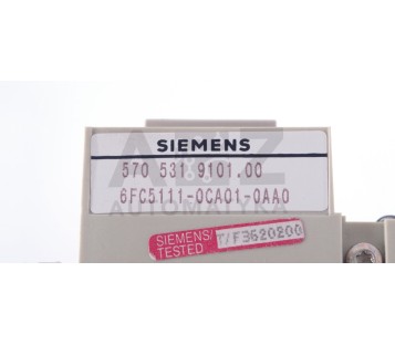 SIEMENS 6FC5111-0CA01-0AA0  6FC51110CA010AA0 570 531 9101.00