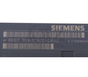 SIEMENS SIMATIC S7 6ES7 193-1CH00-0XA0  6ES71931CH000XA0